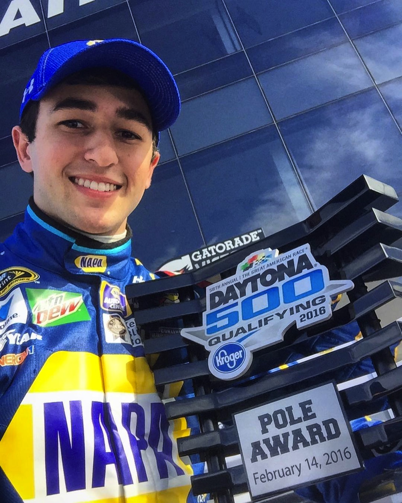 Chase elliott daytona pole