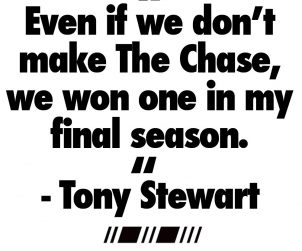 Quote tony stewart nascar