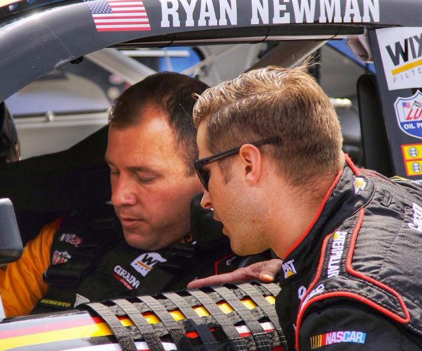 Ryan newman nascar before race