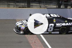 Video jimmie johnson brickyard indy win