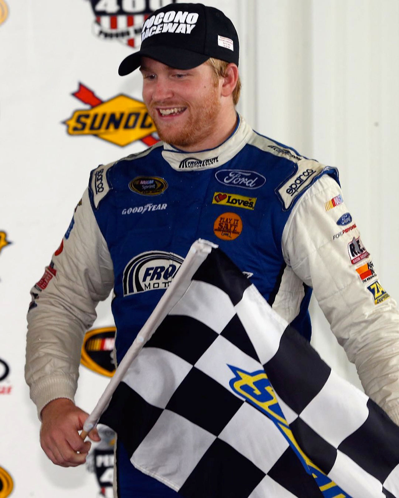 Nascar chris buescher pocono win