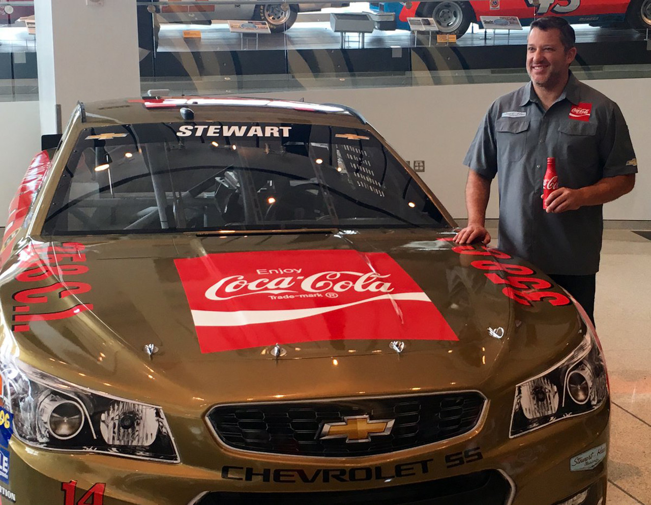 Nascar tony stewart coca cola racing