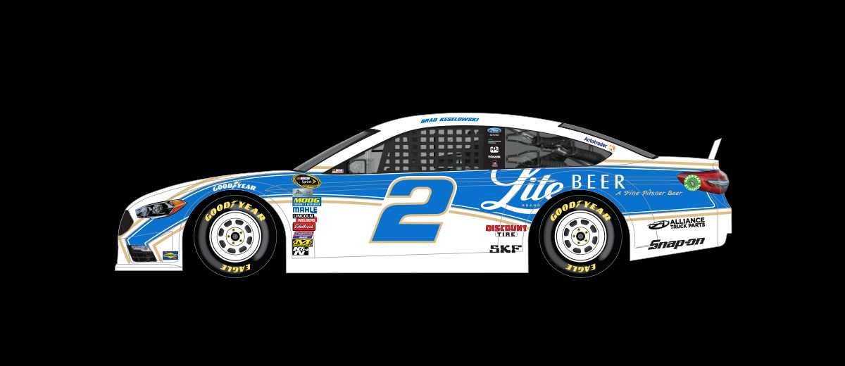 2 brad keselowski miller lite