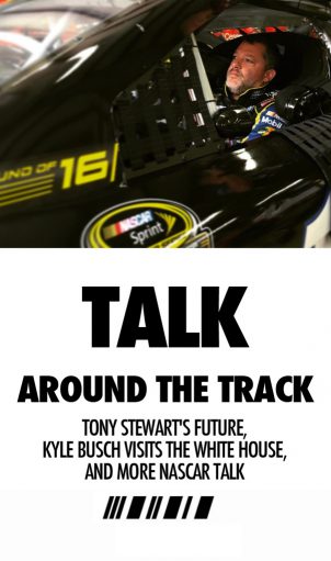 Nascar talk around track tony stewart future