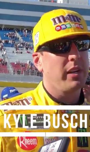 Kyle busch it is