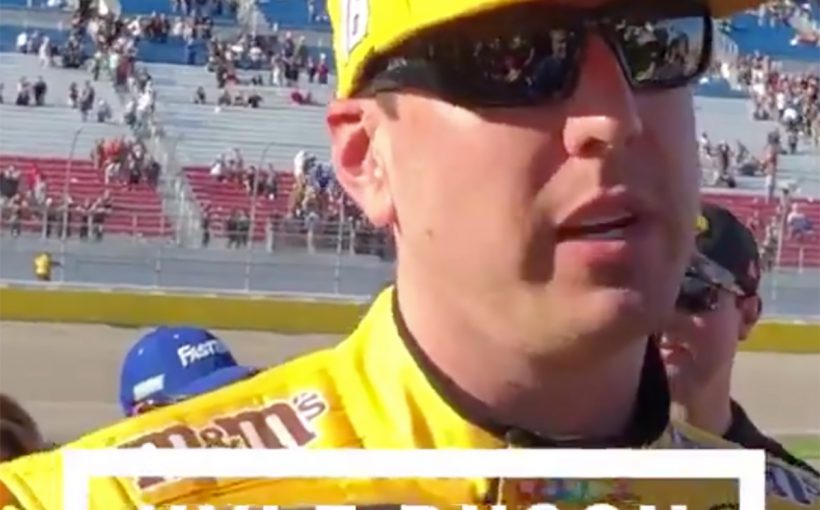 Kyle busch it is