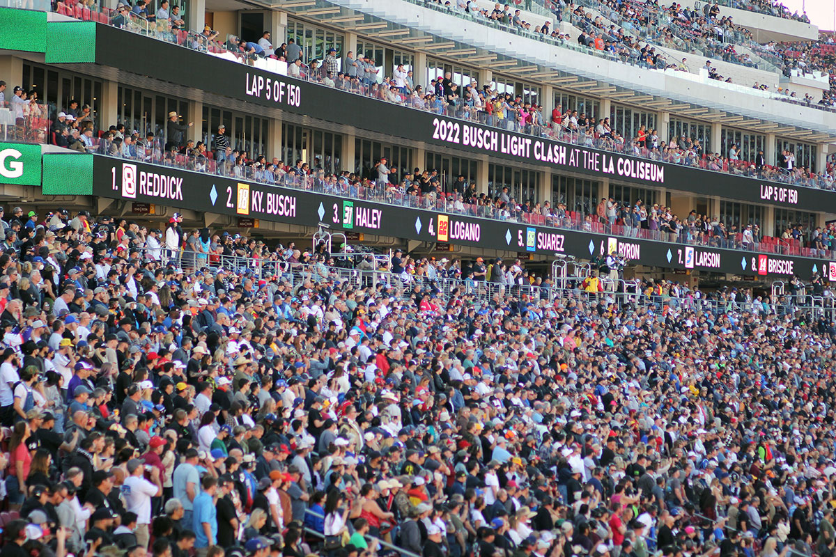 Nascar clash los angeles coliseum 2